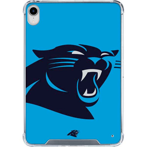NFL Carolina Panthers Large Logo iPad 11th Gen (2025) Clear Case