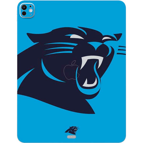 NFL Carolina Panthers Large Logo iPad Pro 13in M4 (2024) Skin