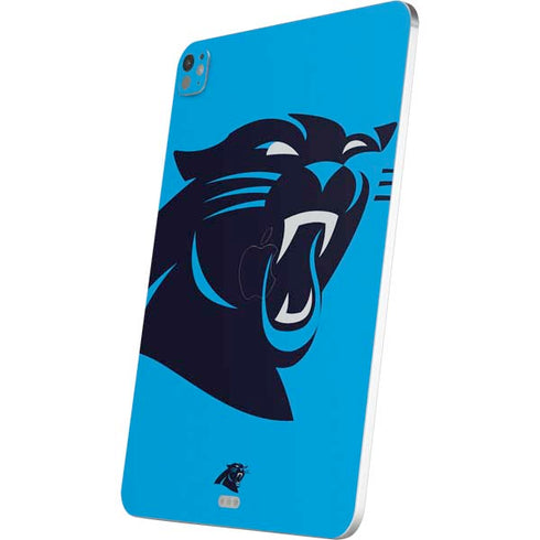 NFL Carolina Panthers Large Logo iPad Pro 13in M4 (2024) Skin