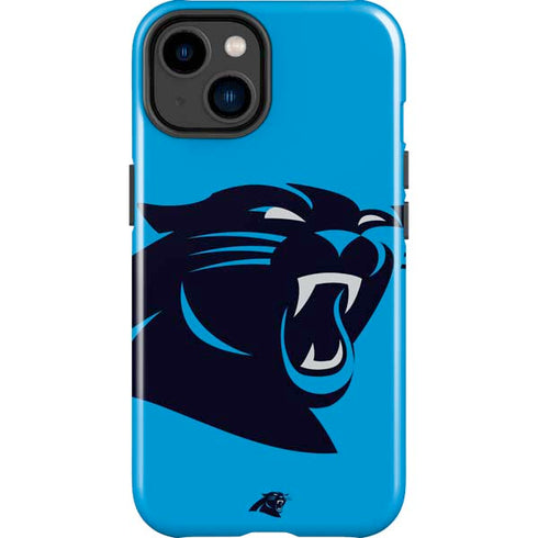 NFL Carolina Panthers Large Logo iPhone 15 Impact Case
