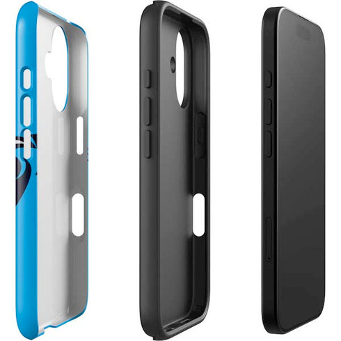 NFL Carolina Panthers Large Logo iPhone 16 Impact Case