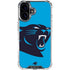 NFL Carolina Panthers Large Logo iPhone 16 Plus Clear Case