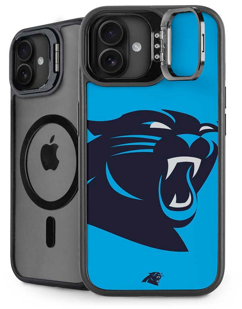 NFL Carolina Panthers Large Logo iPhone 16 Plus Kickstand Case