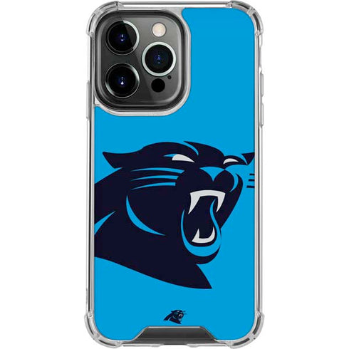 NFL Carolina Panthers Large Logo iPhone 16 Pro Clear Case