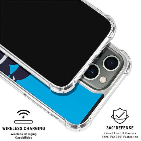 NFL Carolina Panthers Large Logo iPhone 16 Pro Clear Case