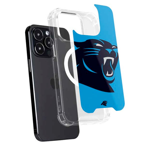 NFL Carolina Panthers Large Logo iPhone 16 Pro MagSafe Case