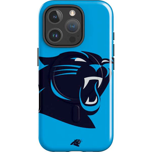 NFL Carolina Panthers Large Logo iPhone 16 Pro Magsafe Impact Case