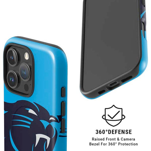 NFL Carolina Panthers Large Logo iPhone 16 Pro Magsafe Impact Case