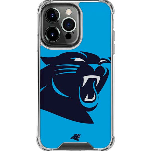 NFL Carolina Panthers Large Logo iPhone 16 Pro Max Clear Case
