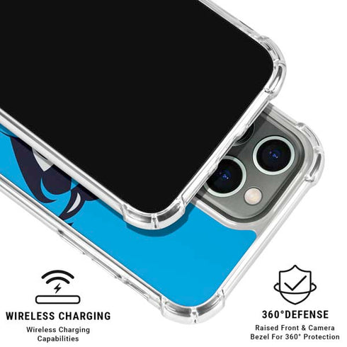 NFL Carolina Panthers Large Logo iPhone 16 Pro Max Clear Case