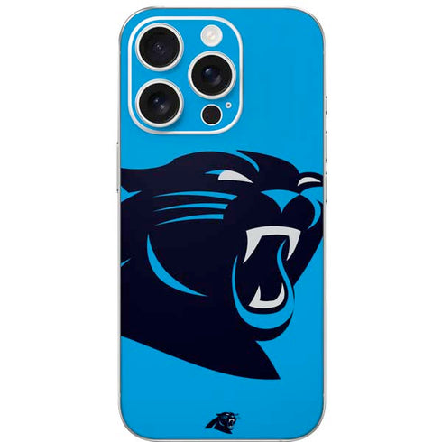 NFL Carolina Panthers Large Logo iPhone 16 Pro Skin