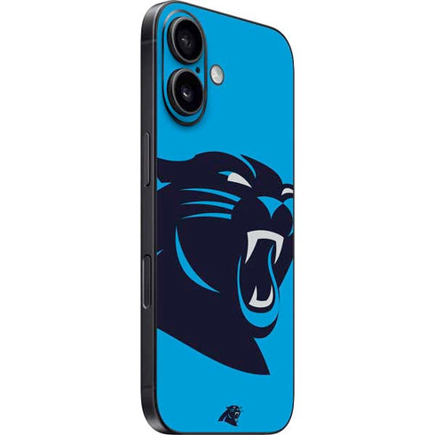 NFL Carolina Panthers Large Logo iPhone 16 Skin