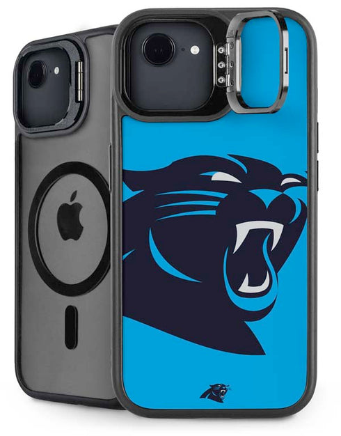 NFL Carolina Panthers Large Logo iPhone 16e Kickstand Case