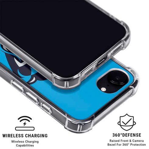 NFL Carolina Panthers Large Logo iPhone 16e MagSafe Case