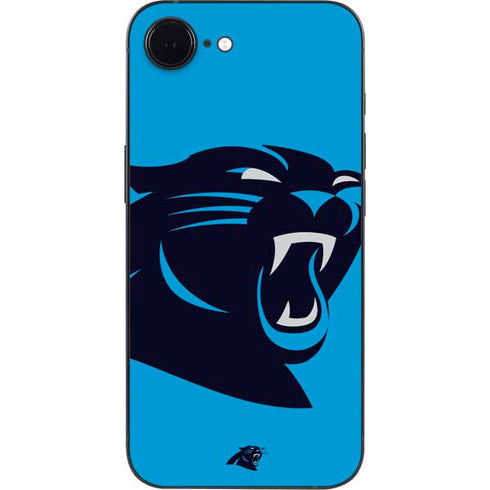 NFL Carolina Panthers Large Logo iPhone 16e Skin