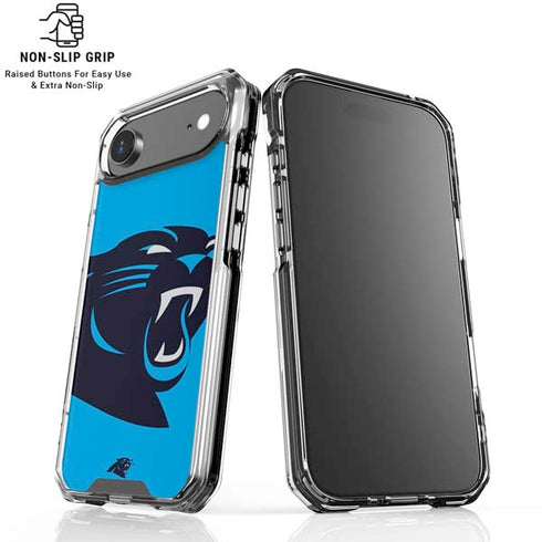 NFL Carolina Panthers Large Logo iPhone 17 Air Clear Case