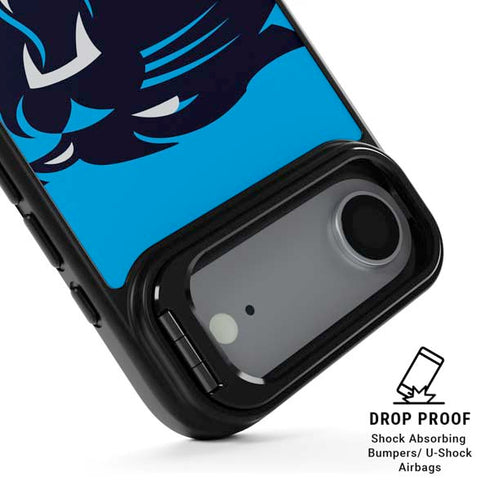 NFL Carolina Panthers Large Logo iPhone 17 Air Kickstand Case