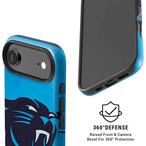 NFL Carolina Panthers Large Logo iPhone 17 Air Magsafe Impact Case
