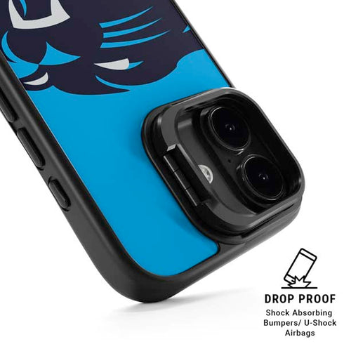 NFL Carolina Panthers Large Logo iPhone 17 Kickstand Case