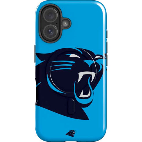 NFL Carolina Panthers Large Logo iPhone 17 Magsafe Impact Case