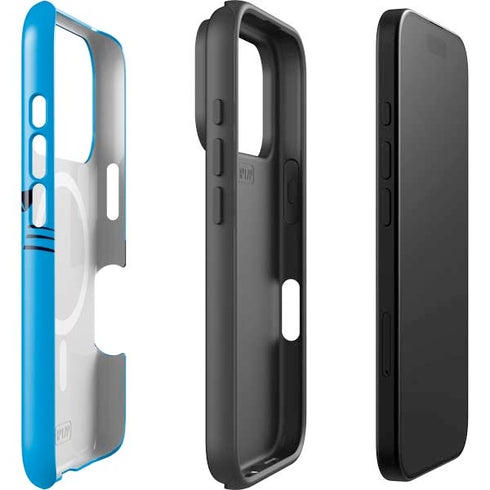 NFL Carolina Panthers Large Logo iPhone 17 Pro Magsafe Impact Case