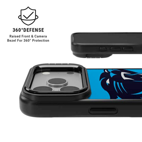 NFL Carolina Panthers Large Logo iPhone 17 Pro Max Kickstand Case