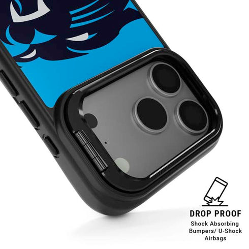 NFL Carolina Panthers Large Logo iPhone 17 Pro Max Kickstand Case