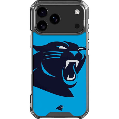 NFL Carolina Panthers Large Logo iPhone 18 Pro Max Clear Case