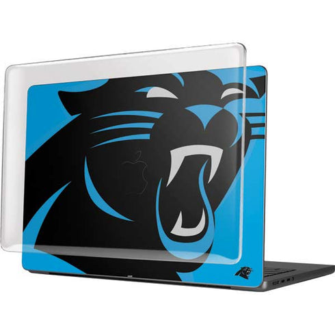 NFL Carolina Panthers Large Logo MacBook Pro 14in (2021-24) Case plus Skin