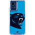 NFL Carolina Panthers Large Logo Moto G 5G (2024) Clear Case