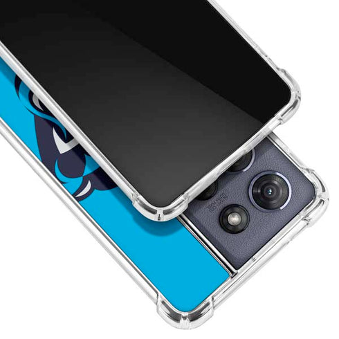NFL Carolina Panthers Large Logo Moto G Stylus 5G (2025) Clear Case