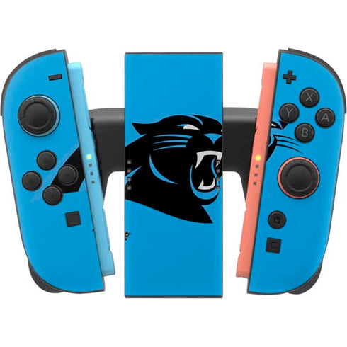 NFL Carolina Panthers Large Logo Nintendo Switch 2 (2025) Joy-Con Controller Skin