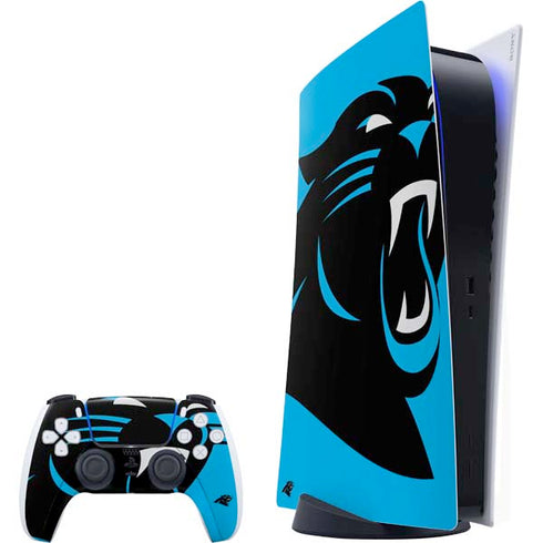 NFL Carolina Panthers Large Logo PlayStation PS5 Skins