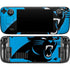 NFL Carolina Panthers Large Logo Steam Deck Handheld Gaming Computer OLED Skin