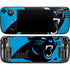 NFL Carolina Panthers Large Logo Steam Deck Handheld Gaming Computer Skin