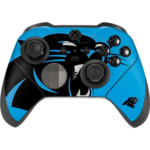 NFL Carolina Panthers Large Logo Xbox Elite Wireless Controller Series 2 Skin