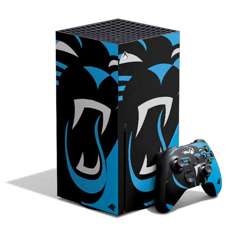 NFL Carolina Panthers Large Logo Xbox Series X Skins