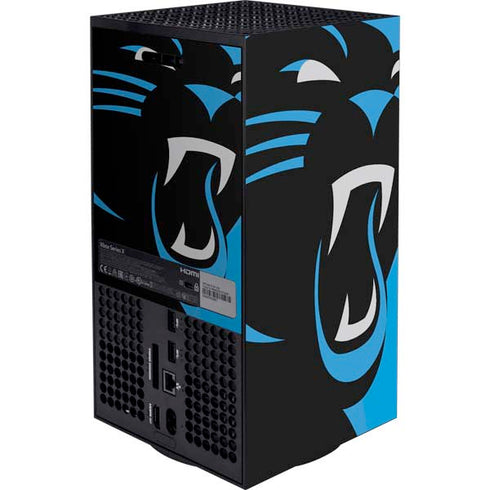 NFL Carolina Panthers Large Logo XBox Series X Digital Edition Bundle Skin