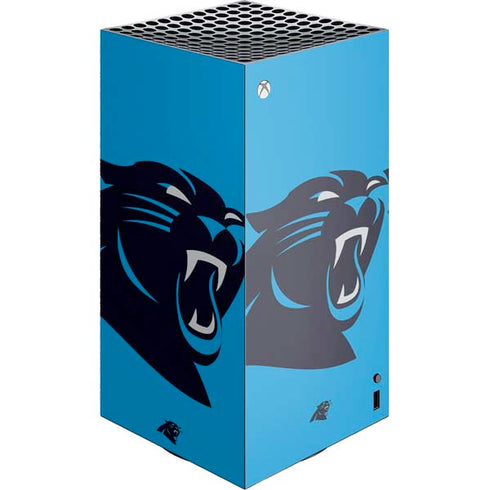 NFL Carolina Panthers Large Logo XBox Series X Digital Edition Console Skin
