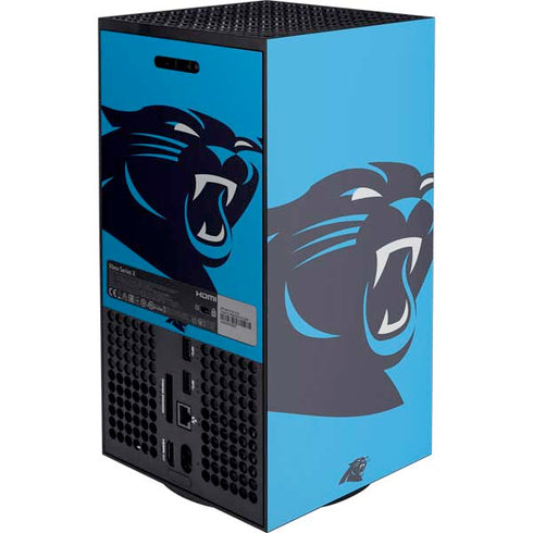 NFL Carolina Panthers Large Logo XBox Series X Digital Edition Console Skin