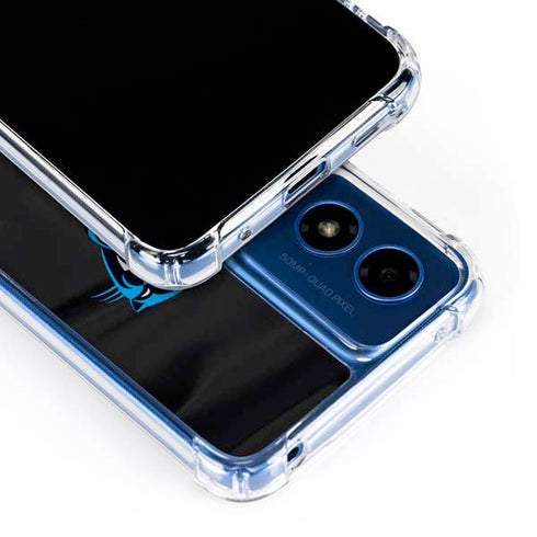 NFL Carolina Panthers Moto G 5G (2024) Clear Case