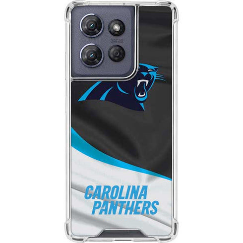 NFL Carolina Panthers Moto G Play 5G (2025) Clear Case
