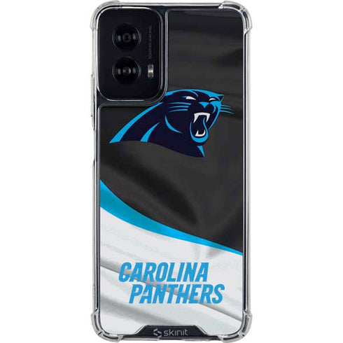 NFL Carolina Panthers Moto G Power 5G (2024) Clear Case