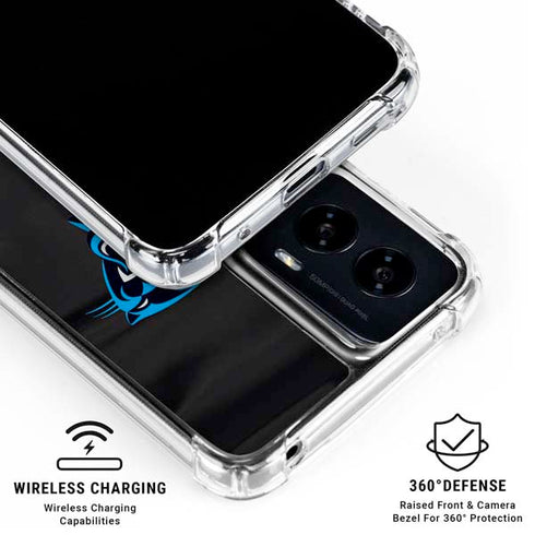 NFL Carolina Panthers Moto G Power 5G (2024) Clear Case