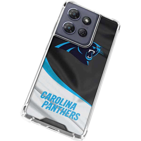 NFL Carolina Panthers Moto G Power 5G (2025) Clear Case