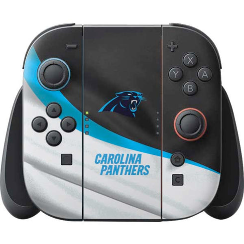 NFL Carolina Panthers Nintendo Switch 2 (2025) Joy-Con Controller Skin