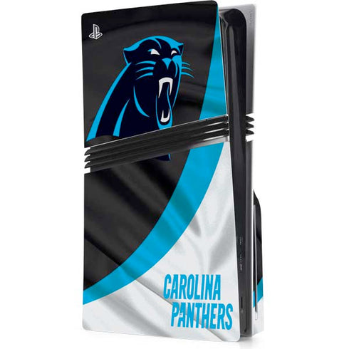 NFL Carolina Panthers PS5 Pro Disk Console Skin