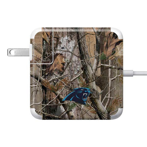 NFL Carolina Panthers Realtree AP Camo 85W Power Adapter (15 and 17 inch MacBook Pro Charger) Skin