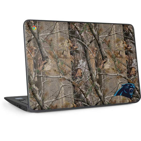 NFL Carolina Panthers Realtree AP Camo HP Chromebook Skin