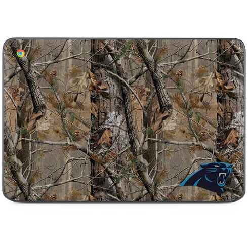 NFL Carolina Panthers Realtree AP Camo HP Chromebook Skin